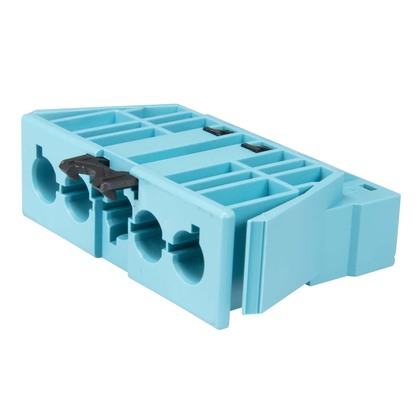 5-pole Panel mounting Plugs & Sockets DALI pastel blue