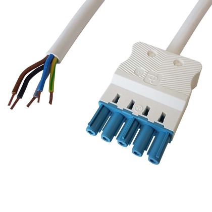 5-pole DALI Extension cable Socket white DCA